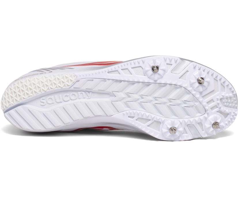 Saucony Endorphin 3 Women's Running Shoes White / Red | Canada 108RVDW